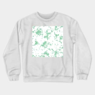 Jade green and white marble - Tie-Dye Shibori Texture Crewneck Sweatshirt